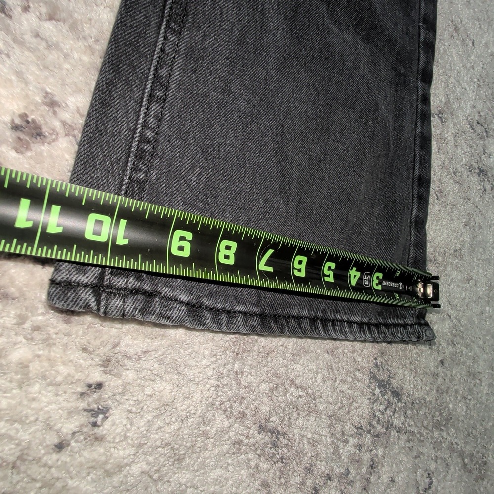BDG Urban Outfitters High Wide Jeans 28 fits 27 Washed Black High Rise Wide Leg - Picture 12 of 13